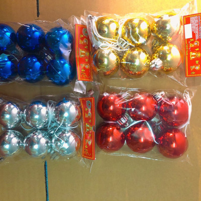 Quả châu treo cây thông noel - Châu bóng đẹp lung linh, có nhiều size để lựa chọn