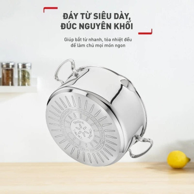 Nồi đơn Tefal Duetto 22cm - 6l Hàng chính hãng