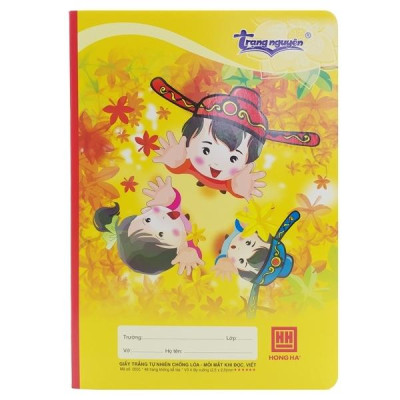 Combo 5 Vở School Trạng Nguyên - 4 Ô Ly 48 Trang - Hồng Hà 0555 (Mẫu Màu Giao Ngẫu Nhiên)