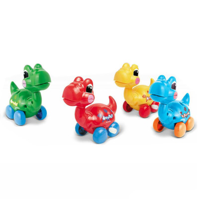 Set 04 xe mô hình Khủng Long dễ thương cho bé