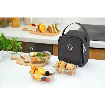 Bộ 3 hộp đựng cơm thủy tinh  COBA