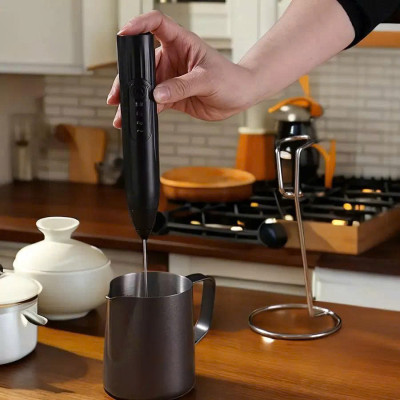  Dụng cụ đánh bọt cà phê cầm tay mini - Dụng cụ đánh bọt trứng với 3 chế độ nhanh chóng chỉ trong vài giây.