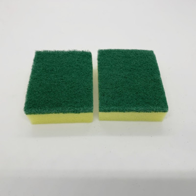 Combo Lố 12 Miếng cọ rửa chén bát xanh vàng tiện dụng