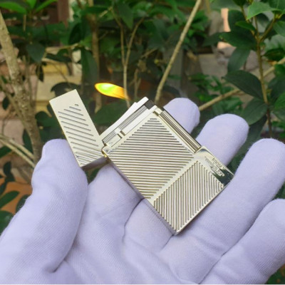 Vỏ Hột Quẹt Bật Lửa Upon Gas Đá D93T Họa Tiết Kẻ Chặn Cạnh Đẹp Độc Lạ - Dùng Gas Đá Cao Cấp