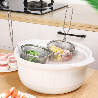 Vợt nhúng/ Rây lọc thực phẩm inox Echo Misokoshi - Hàng nội địa Nhật Bản |#Mẫu Mới| |#Dụng cụ nhà bếp đa năng|