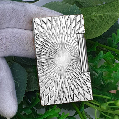 Vỏ Hột Quẹt Bật Lửa Upon Gas Đá D39T Họa Tiết Khắc Hoa Văn Đẹp Độc Lạ - Dùng Gas Đá Cao Cấp