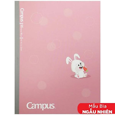 Tập Rabbit - 4 Ô Ly - 96 Trang 80gsm - Campus NB-A5OL96RA1 (Mẫu Màu Giao Ngẫu Nhiên)