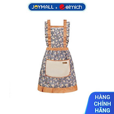 Tạp dề hoa Elmich EL0275, Hàng chính hãng, họa tiết hoa viền ren, vải dày dặn, chống bám bẩn, hạn chế xù lông - JoyMall