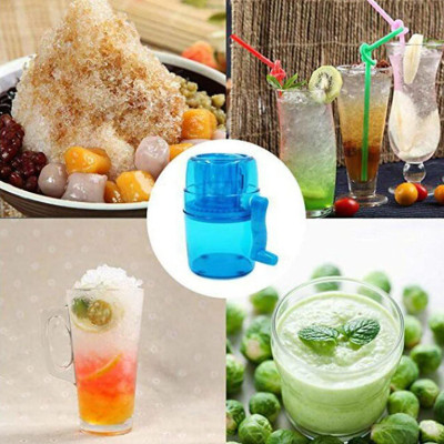 Máy bào đá tuyết mini cầm tay, Máy xay đá bào bằng tay 2 lưỡi bào đá tuyết cực mịn - Chính hãng MINIIN 