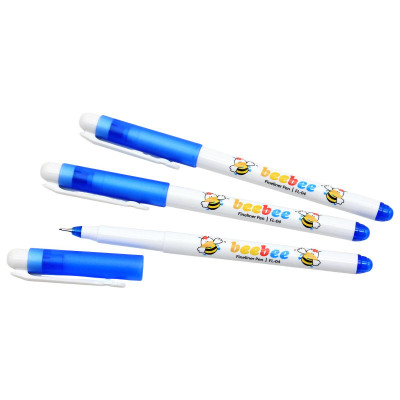 Vỉ 3 Bút Lông Kim 0.3 mm - Thiên Long FL-04/LUCK - Mực Xanh - Quét QR Xem Khuyến Mãi (Mẫu Bao Bì Giao Ngẫu Nhiên)