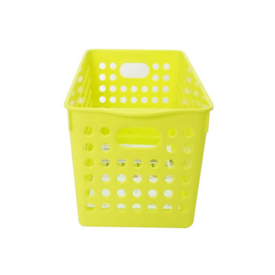 Rổ nhựa Inomata để vật dụng gia đình tiện lợi, có quai cầm (Size bé) - Hàng nội địa Nhật