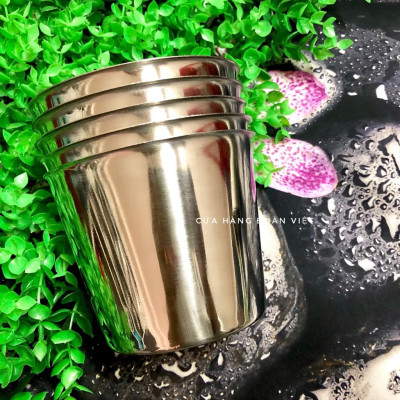 Ly Đá Inox Dày - Combo 5 Ly Đá Inox 10cm. Chuyên phục vụ Sp Gia dụng, Khuôn làm bánh, Dụng cụ học Sinh, Nhà hàng, Quán ă