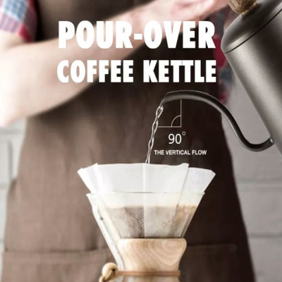 Ấm drip cổ ngỗng chuyên nghiệp rót cà phê, rượu và các chất lỏng khác. Thương hiệu cao cấp L-Beans SD-600-Hàng chính hãng