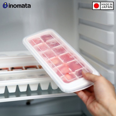 Khay làm đá có nắp đậy Inomata Ice Tray 12 viên
