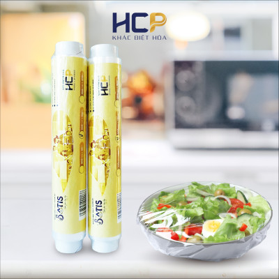 Combo 4 Lõi Màng Bọc Thực Phẩm PE SATIS 30cm x 100m Không Chứa Chất Phụ Gia Gây Hại Sức Khỏe Dùng Được Cho Lò Vi Sóng
