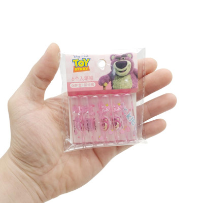 Bộ 6 Nắp Đậy Bút Chì Gấu Lotso - Ume A74042-T1S