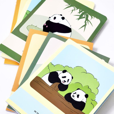 Tập Học Sinh Fluffy Panda - Miền Nam - 4 Ô Ly - 96 Trang 80gsm - The Sun 02