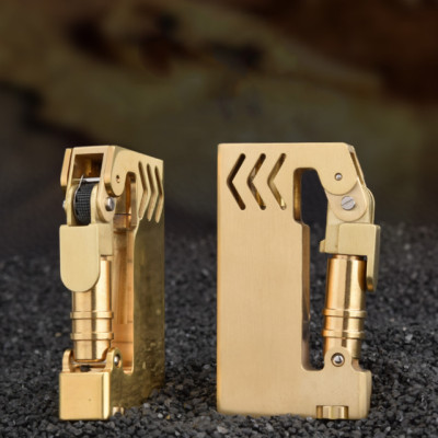 Vỏ Hột Quẹt Bật Lửa Xăng Bấc Đá ShuFang SF01 Hàng Thủ Công Độc Lạ Tiện Dụng - Dùng xăng bấc đá cao cấp