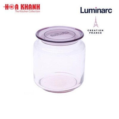 Hũ Thủy Tinh Luminarc Rondo Pink 500ML - J5875