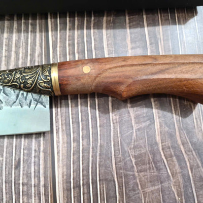 DAO BẾP - DAO THÁI HOA VĂN KHÂU ĐỒNG MÃ A8 DT157 NT topcomshop vn