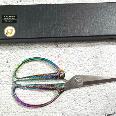 Kéo hợp kim TITAN Double Fish Pattern MÃ DT163