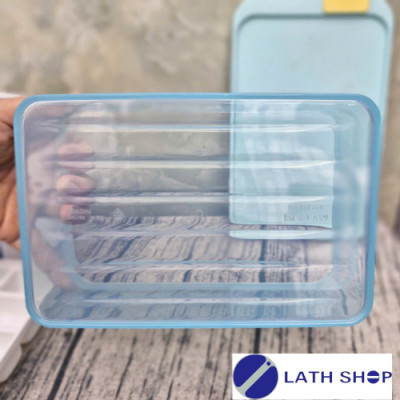 Hộp Bảo Quản Thực Phẩm, Trữ Đông LocknLock HFL104D8 Kèm Khay Đá 8 Viên Sản Xuất Hàn Quốc -1.65L