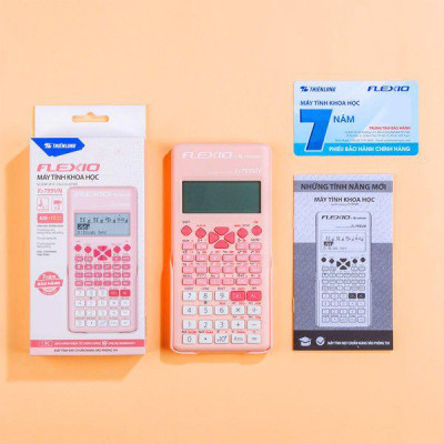 Máy Tính Khoa Học Flexio - Thiên Long Fx799VN - Màu Hồng - Mẫu 2