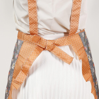 Tạp dề hoa Elmich EL0275, Hàng chính hãng, họa tiết hoa viền ren, vải dày dặn, chống bám bẩn, hạn chế xù lông - JoyMall