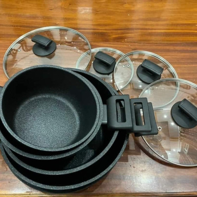 Chảo phủ kim cương DIAMANTE sâu lòng 28cm KUCHEN - Hàng Chính Hãng