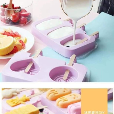 Khuôn làm kem làm bánh silicon mẫu mới 2020