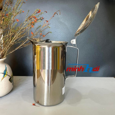 Ca Inox Pha Chế Có Nắp - Inox. Chuyên phục vụ Sp Gia dụng, Khuôn làm bánh, Dụng cụ học Sinh, Nhà hàng, Quán ăn, Gia