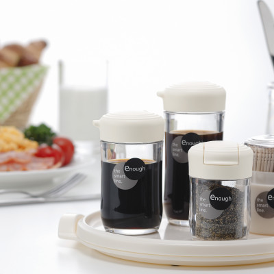 Combo 03 chai/lọ/hũ đựng gia vị muối, tiêu, ớt 68ml hàng nội địa Nhật Bản