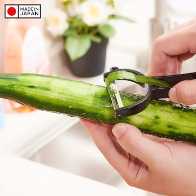 Nạo củ quả Echo, lưỡi bằng thép không gỉ, sắc bén và xoay nghiêng rất tiện dụng - nội địa Nhật Bản 