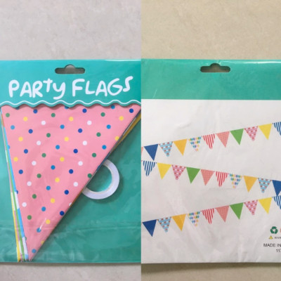 Dây cờ tam giác trang trí sinh nhật- dây treo trang trí