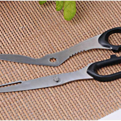 Combo kéo cắt càng cua Echo Metal + kéo cắt gà/thịt đầu cong - nội địa Nhật Bản