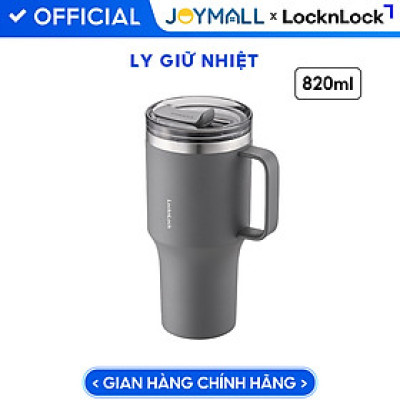 Ly Giữ Nhiệt LocknLock Metro King 820ml LHC4326, Hàng Chính Hãng, Nắp Trượt, Có Tay Cầm - JoyMall