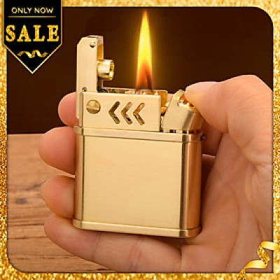 Vỏ Hột Quẹt Bật Lửa Chief CF219 Thiết Kế Cổ Điển Sang Trọng - Dùng Xăng Bấc Đá Cao Cấp