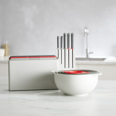 Joseph Joseph - Bộ thớt cao cấp DUO 3-piece Chopping Board Set Grey 001730