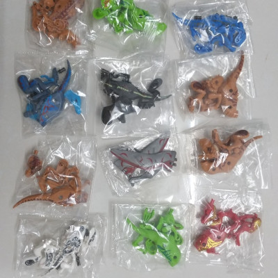 Mô Hình Đồ Chơi Khủng Long New4all Dinosauria Nhựa Nguyên Sinh An Toàn Cho Bé (Bộ 12 Khủng Long)