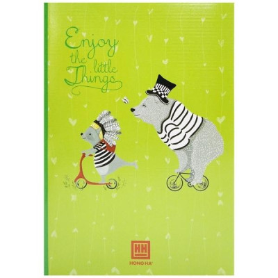 Vở South Star Dreaming Bear - 4 Ly Ngang 200 Trang ĐL 70g/m2 - Hồng Hà 0749 (Mẫu Màu Giao Ngẫu Nhiên)