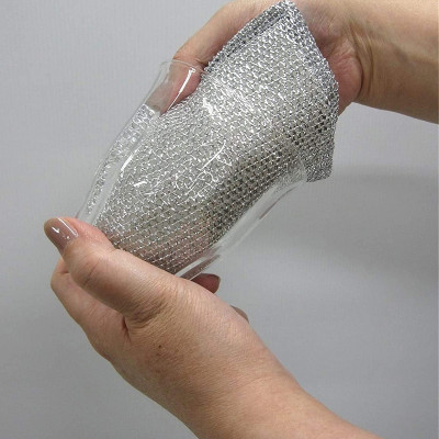 Set 03 miếng bọt biển cọ rửa xoong nồi Kokubo màng nhôm ion bạc Ag+ - Hàng nội địa Nhật Bản