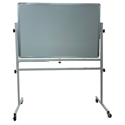 Bảng di động 1 mặt viết bút lông Poly - trắng kẻ ô ly BVC-1.0x1,2m