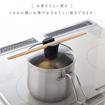 Nồi Inox đa năng dùng cho bếp từ Ernest Ippinbutsuso Size 14cm dung tích 2.1L - Hàng nhập khẩu chính hãng từ Nhật Bản