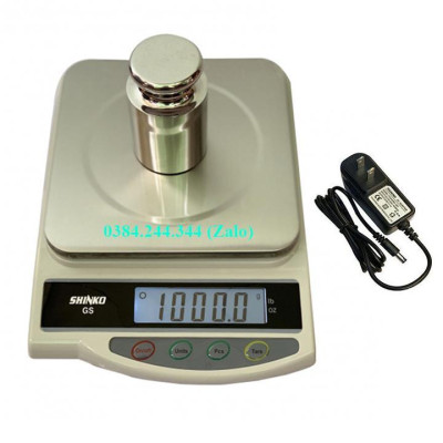 Cân điện tử nhà bếp Shinko GS 2kg/0.1g, sản phẩm dùng để định lượng thành phần thức ăn, cafe, nguyên liệu