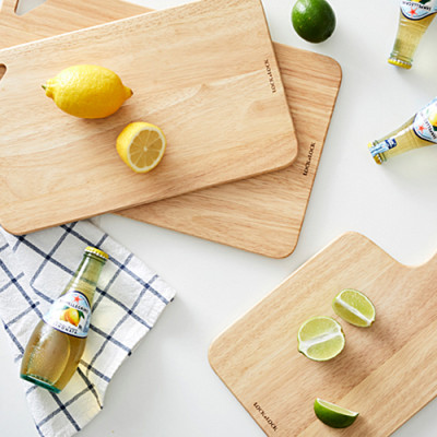  Bộ 3 Thớt Gỗ Cây Cao Su Lock&Lock LWC001S3