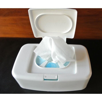 Hộp đựng khăn giấy ướt có nắp bật 