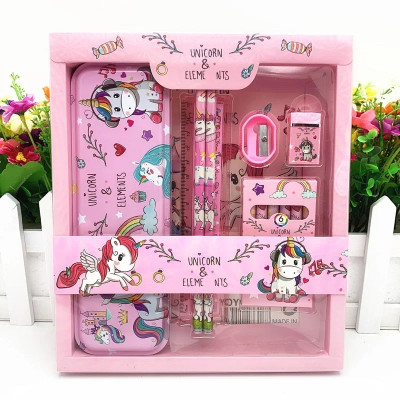 Bộ Hộp Bút 7 Món Hình Nhân Vật Hoạt Hình - Dụng Cụ Học Tập Đáng Yêu Cho Bé Trai Gái - Hàng Loại 1 - MINIIN - Mẫu ngẫu nhiên