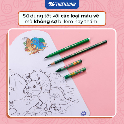 Tranh tô màu - Coloring Book Thiên Long Colokit - Dành cho bé 3-6 tuổi