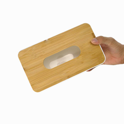 Hộp đựng giấy ăn nắp gỗ cao cấp cỡ lớn GS00858