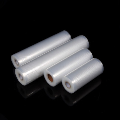 Cuộn túi hút chân không một mặt nhám, một mặt trơn đựng thực phẩm dài 5m